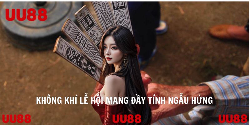Không khí lễ hội mang đầy tính ngẫu hứng